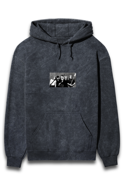 ACDC Unisex Acid Wash Hooded Sweatshirt